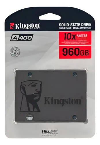 Ssd Kingston 960gb A400 (6gb/s) 960gb Interno Sa400s37/960g