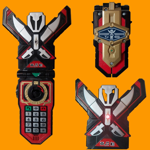 Power Rangers Super Megaforce Deluxe Legendary Morpher (Usado)