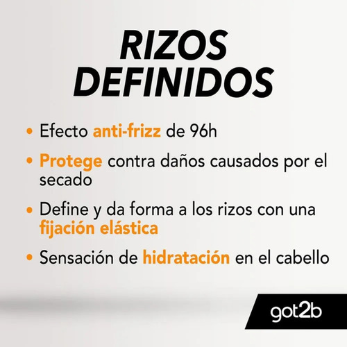 Mousse Para Cabello Rizado Twisted Got2b 250ml