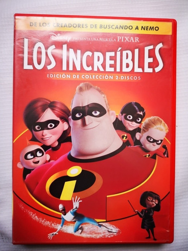 Los Increíbles Edición Doble Disco  Película Dvd 