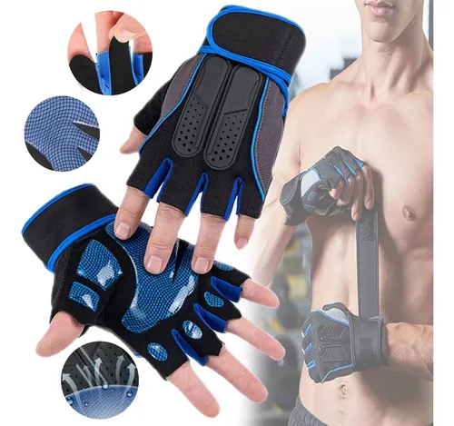 1 par de guantes de levantamiento de pesas unisex: perfectos para fitness,  deportes, culturismo y gimnasia.