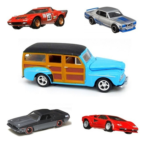 Hot Wheels Pack De 5 Ruedas De Goma A Elección Lista Abajo.