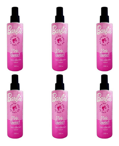 Imagem 1 de 1 de Muriel Barbie Teens Col Body Splash Sweet 200ml (kit C/06)
