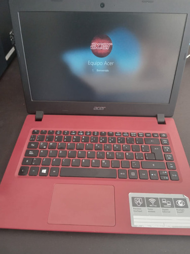 Laptop Acer Aspire A314-31 Hdd 500 Gb Ram 4 Gb Win 10 Intel Rojo (Usado)