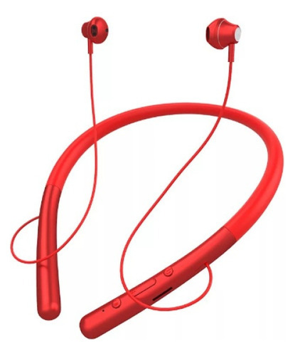 Auriculares Bluetooth Inalámbricos Súper Largos Color Rojo