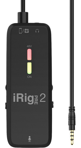 Imagen 1 de 8 de Ik Multimedia Irig Pre 2 Interfaz De Audio Con Phantom