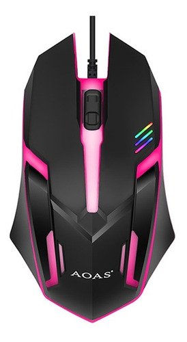 Mouse Gamer Aoas Usb Rgb Luz V2 2064201 Shine