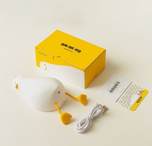 Lámpara Led Nocturna Con Sensor De Tacto Usb Flip Pato Clap