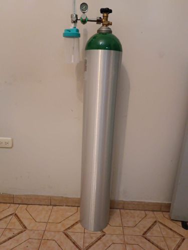 Cilindro De Aluminio 2000l Oxigeno, Prácticamente Nuevo.