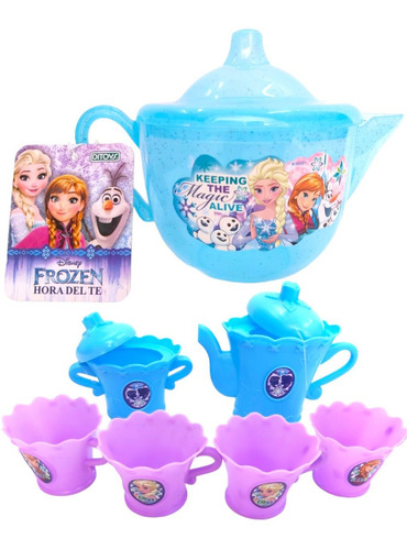 Frozen Juego Set De Te 7pzs New Original Disney 2225 Bigshop