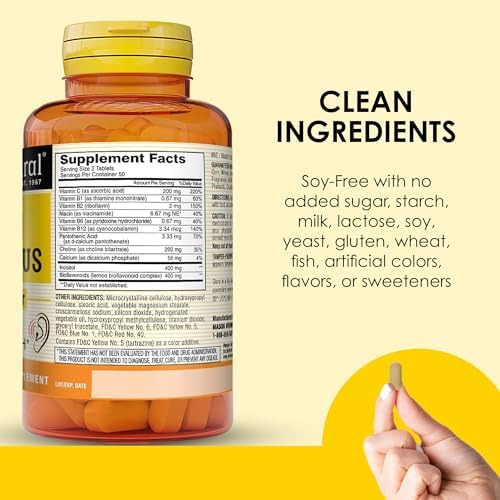 Mason Natural Ear Health Plus Com Vitaminas B, Suprimento Pa
