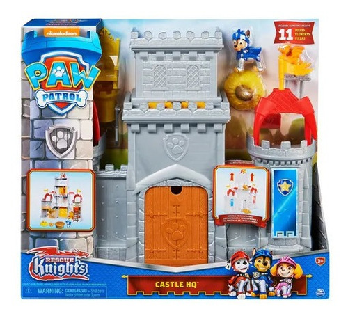  Paw Patrol Playset Castillo Rescue Knights Con Chase - Spin