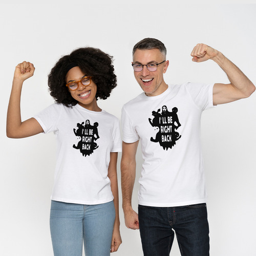 Playera Unisex De I Ll Be Right Back