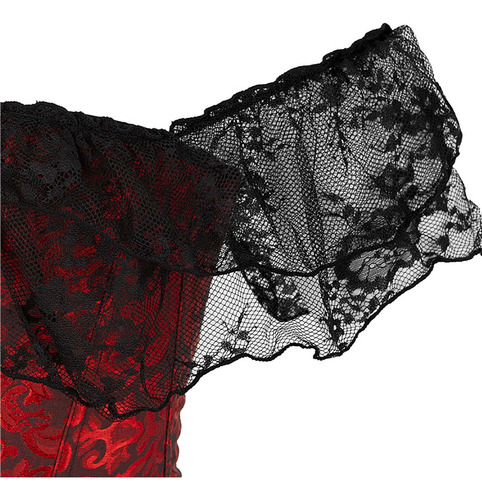 Corsés Cómodos Para Mujer Overbust Corset Bustier Linger