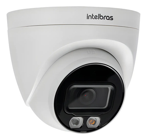 Câmera Intelbras Ip Dome Vip 3230d Full Color + Ia Branco