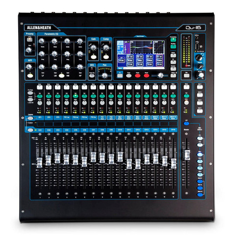 Mixer Digital Motorizado 18 Canales Allen & Heath Qu-16