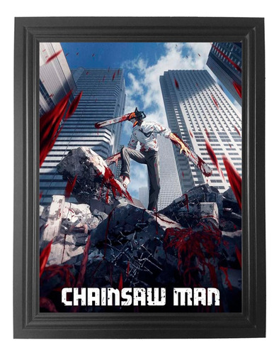 Cuadro Breaking Chainsaw Man 30 X 40