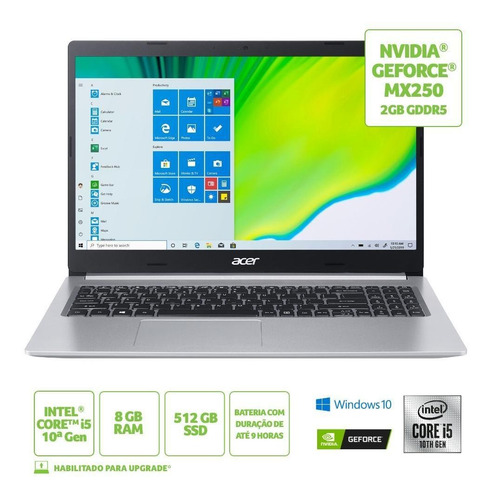 Notebooks Acer Aspire 5 A515-54g-59c0 Ci5 8gb 512gb