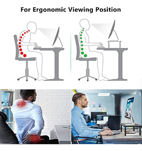 Soporte Vertical Para Monitor Wali Para Computadora, Computa