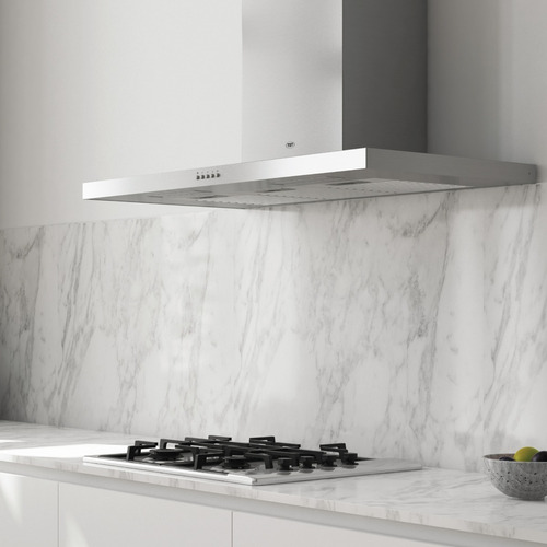 Imagen 3 de 10 de Extractor Cocina Tst Nihuil Ac. Inox. Pared 600mmx40mmx510mm