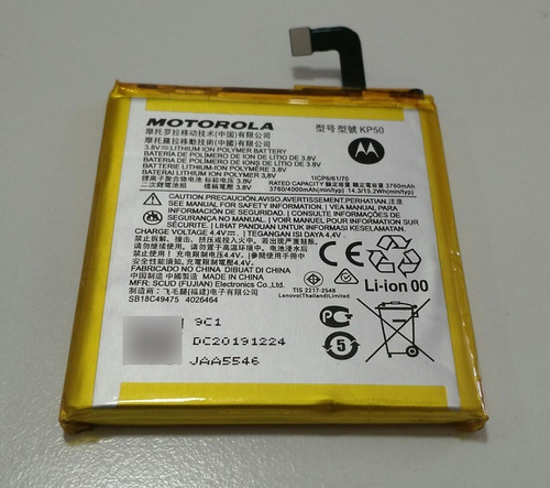 Bateria Motorola Moto One Zoom Xt2010 Kp50 Original