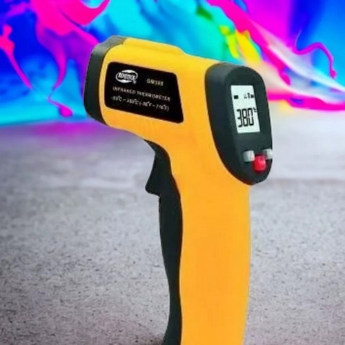 Termômetro Infravermelho Digital Wei Tus Gm-300, Medição De Alta Precisão, Compatível Com Diversos Equipamentos, Ideal Para Manutenção Industrial E Doméstica