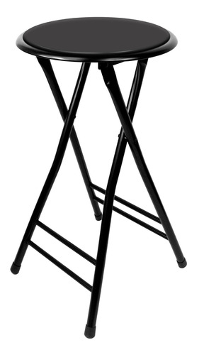 Trademark Home Folding Stool  Heavy Duty 24-inch Collapsibl
