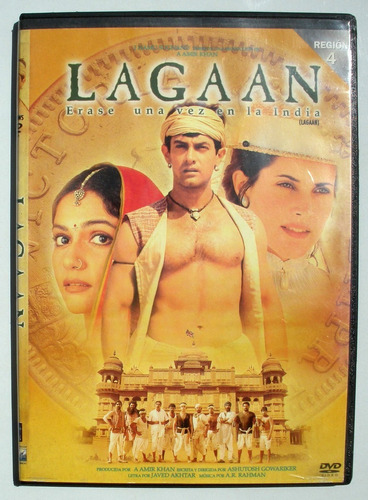 Dvd Lagaan Erase Una Vez En La India -  Booklet  Imp. Brasil