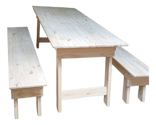 Mesa Quincho,con Bancos