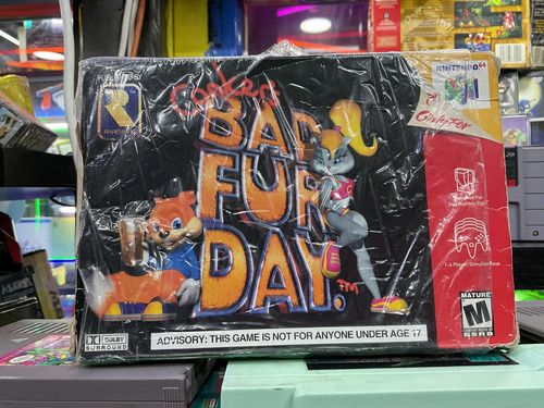 Conker's Bad Fur Day N64 Completo Original (Reacondicionado)