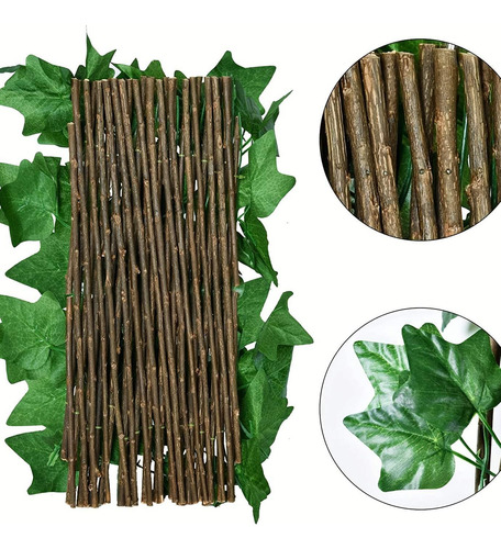 Expandable Artificial Ivy Fence - Decorative Privacy Screen
