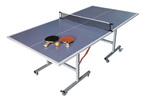 Mesa De Ping Pong Almar Play Plegable + Red + Paletas