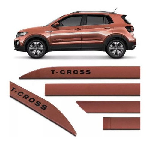 Friso Lateral Volkswagen T-cross 2019 A 2022 Bronze Namibia