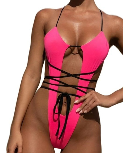 Body Neon Tictock Trikini Sexy De Mujer Bandit