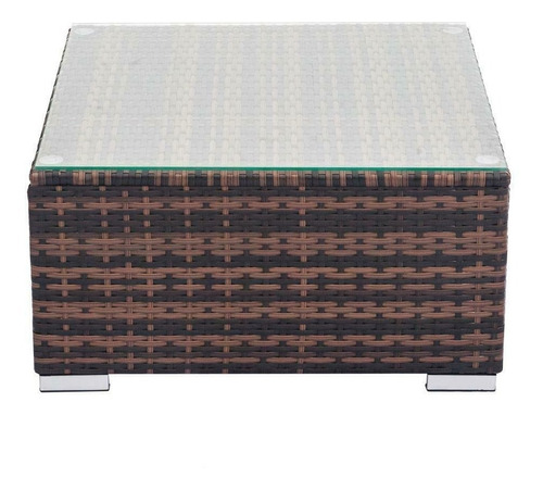 Excelente Sala Para Jardin De Rattan Color Marron Envio Grat