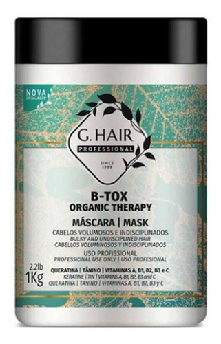 G.hair B-tox Organic Therapy 1kg