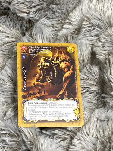 Arenero Sp Sin Foil Cartas Mitos Y Leyendas Salo (Usado)