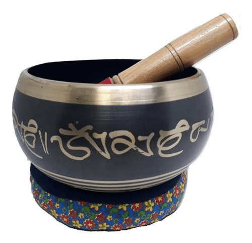 Campana tibetana de excelente sonido - para terapia de sonido 14 cm