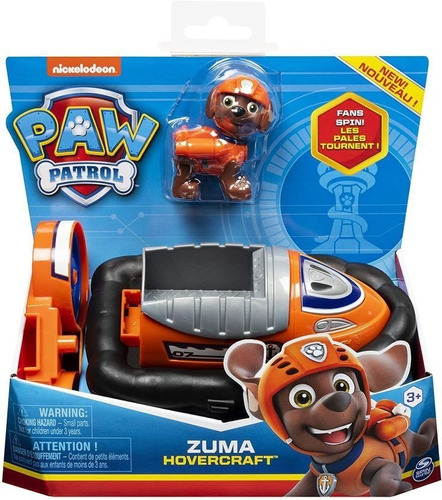 Paw Patrol Zuma Vehiculo Patrulla Canina 