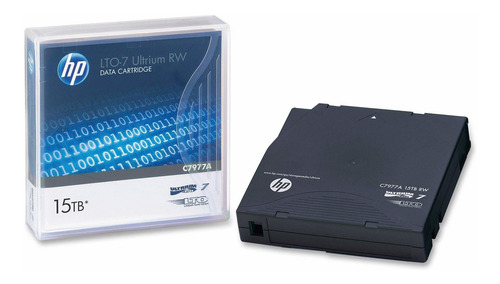 Cartucho De Datos Hpe C7977a Lto-7 Ultrium 15tb 960 Metros