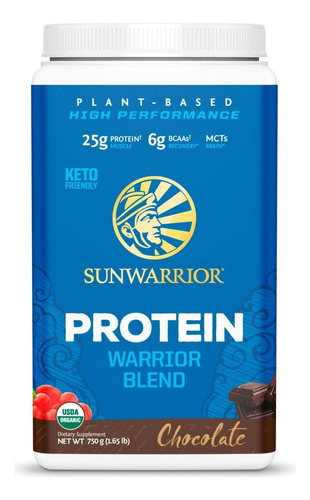 Sunwarrior Blend Chocolate 750 Grs Proteína Vegetal