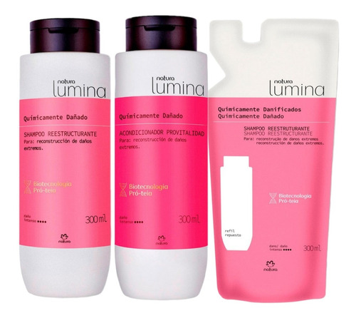 2 Shampoo Acondicionador Lumina