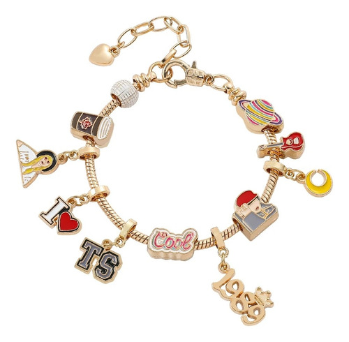 Brazalete Taylor Swift Amistad Eras Friendship Charm Charms