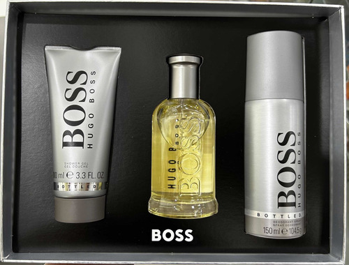 Hugo Boss Bottled Kit100ml + Desodorante + Gel De Ducha