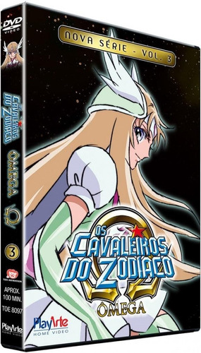 Os Cavaleiros Do Zodíaco - Ômega - Vol.3 - Dvd - Novo