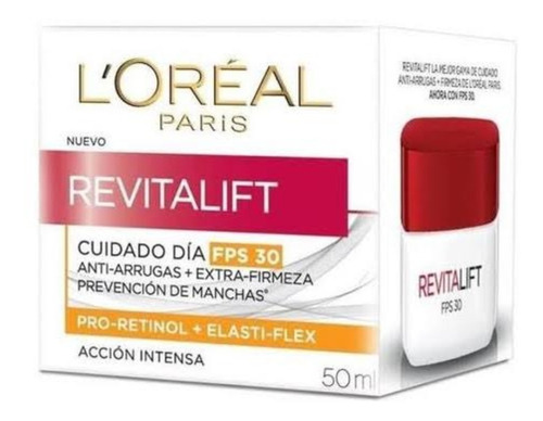 Crema L'oréal Revitalift Antiarrugas Cuidado Día Fps 30