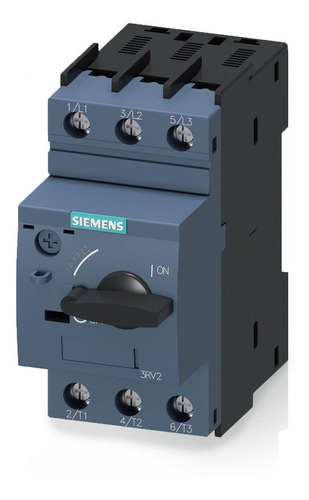 Disyuntor de motor Siemens 3rv2, 3 polos, 690 V, 1,8-2,5 A