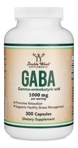 Gaba 1000mg 300caps, Double Wood,