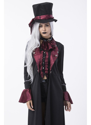 C Disfraz De Cosplay De Vampiro Gótico Para Mujer, Cloak