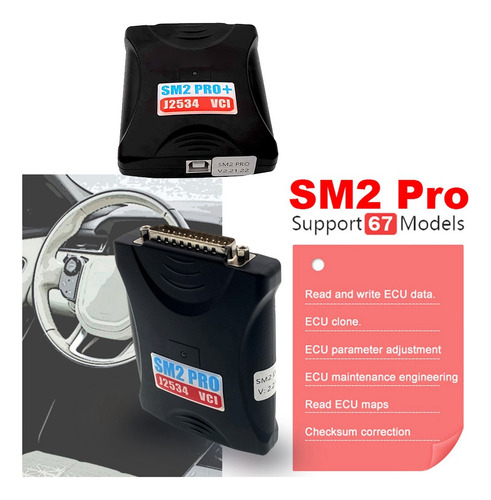 2.21.22 Sm2 Pro+ J2534 Vci Ecu Programador De Lectura/escrit